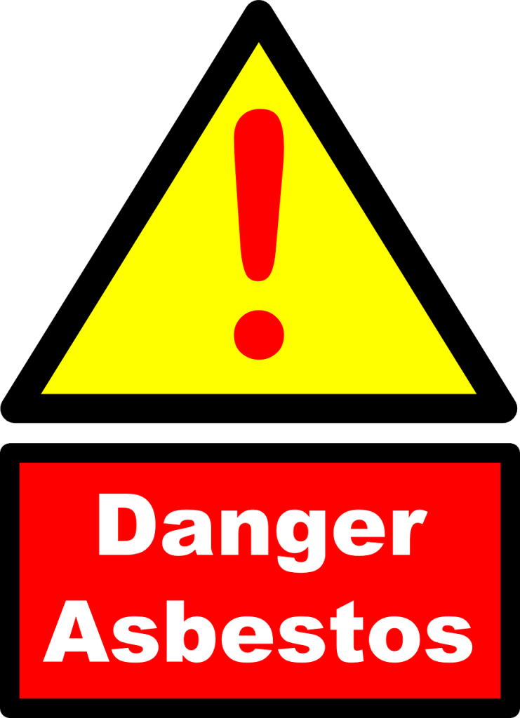 asbestos, danger, warning