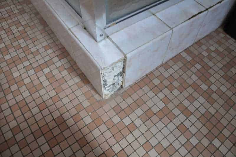 Asbestos under tiles